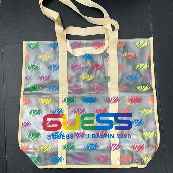 NEW GUESS x J Balvin Limited Edition Tote Bag - Picture 2 of 6